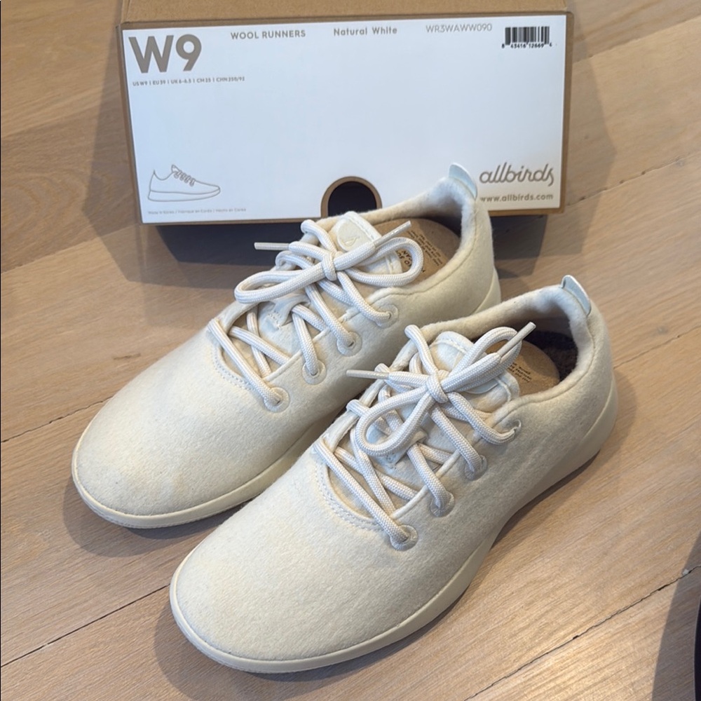 Allbirds Natural White Wool Runners
